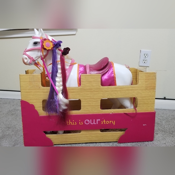 our generation Other - Toy horse for 18 inches dolls with accessories